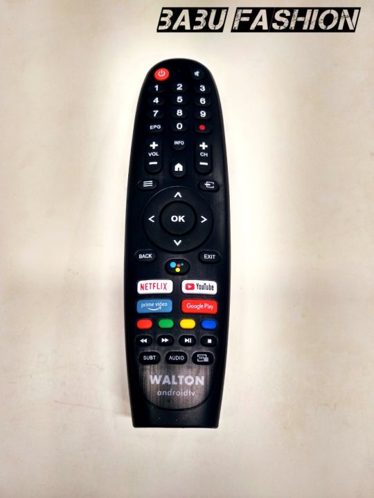 Walton Smart Android led Tv Remote