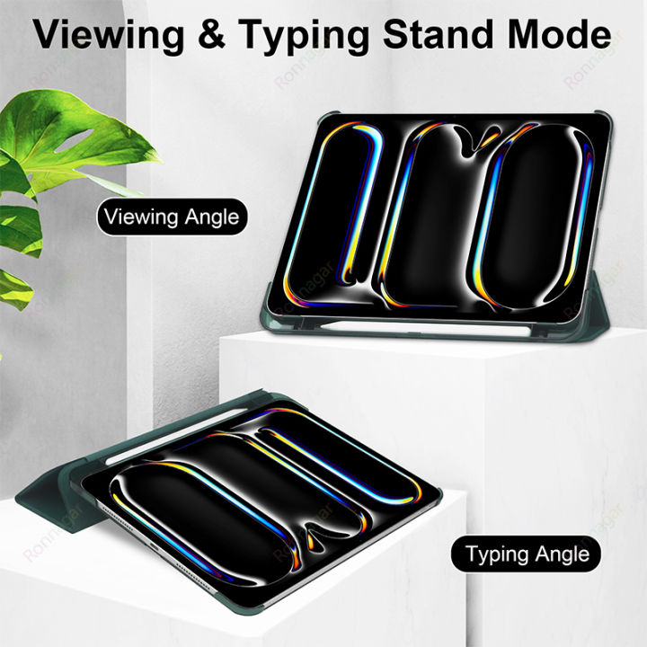 For%20New%20iPad%20Pro11%20Inch%20Case%202024%205th%20Generation(M4)%20PU%20Leather%20Smart%20Cover%20Wake/Sleep%20up%20with%20pencil%20holder%20iPad%20Pro%2011%205th%20Gen%20-%20Image%204