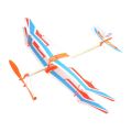 Biplane Glider Aircraft Thunderbird Rubber Band Power Plane Helicopter Model. 