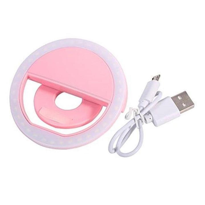 Rechargeable Portable Mini LED Selfie Ring Light