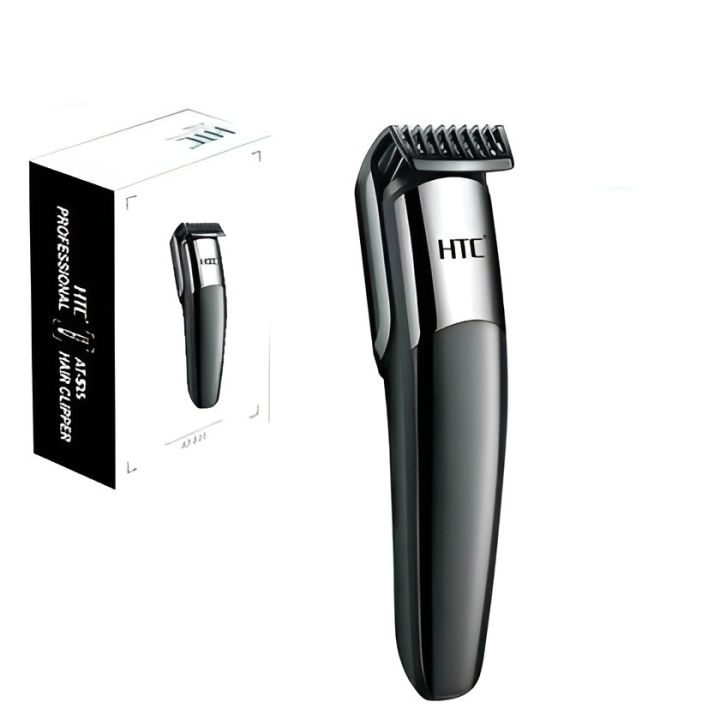 HTC%20AT-525%20Professional%20Hair%20Clipper%20with%204%20Length%20Settings,%20Hair%20Trimmer%20self-Sharpening%20Steel%20Blades,%20Easily%20use,%20,%20Black%20-%20Image%204