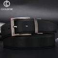 Men Reversible Casual High Quality Belt Man Genuine Leather Belt Male Strap Luxury Trouser Jeans Dress Belt For Men. 