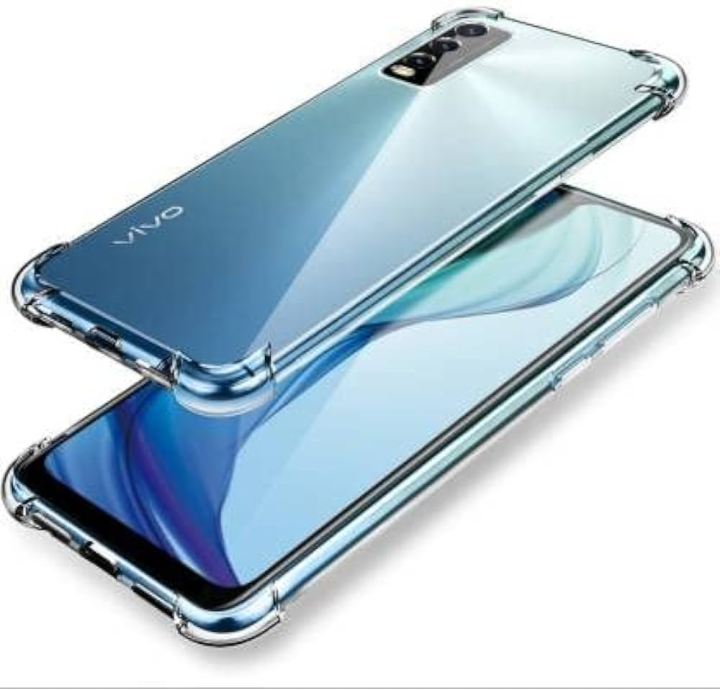 For vivo Y12S / vivo Y12A Crystal Silicone Clear Transparent Shockproof Back Cover Phone case