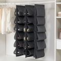 Shoe Organizer Dustproof Hanging Shoe Storage Bag Rotatable Shoe Storage Bag 12 grid.
