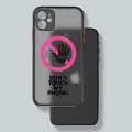 Don't Touch My Phone For Apple iPhone 15 14 13 12 11 XS XR X 8 7 Pro Max Plus Pro Frosted Translucent Phone Case. 