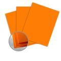 Hand Made Paper Orange Color Art Card for Water and Acrylic Paints Pack of 10 Pcs. 
