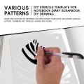 16 Pieces Leaves Stencil Reusable Sheet Painting Stencil Sheet Wall Stencil Leaf Pattern Template Tropical Leaf Reusable.