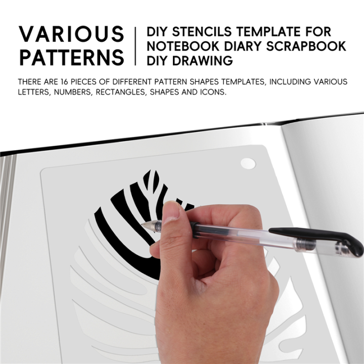 16%20Pieces%20Leaves%20Stencil%20Reusable%20Sheet%20Painting%20Stencil%20Sheet%20Wall%20Stencil%20Leaf%20Pattern%20Template%20Tropical%20Leaf%20Reusable%20-%20Image%206