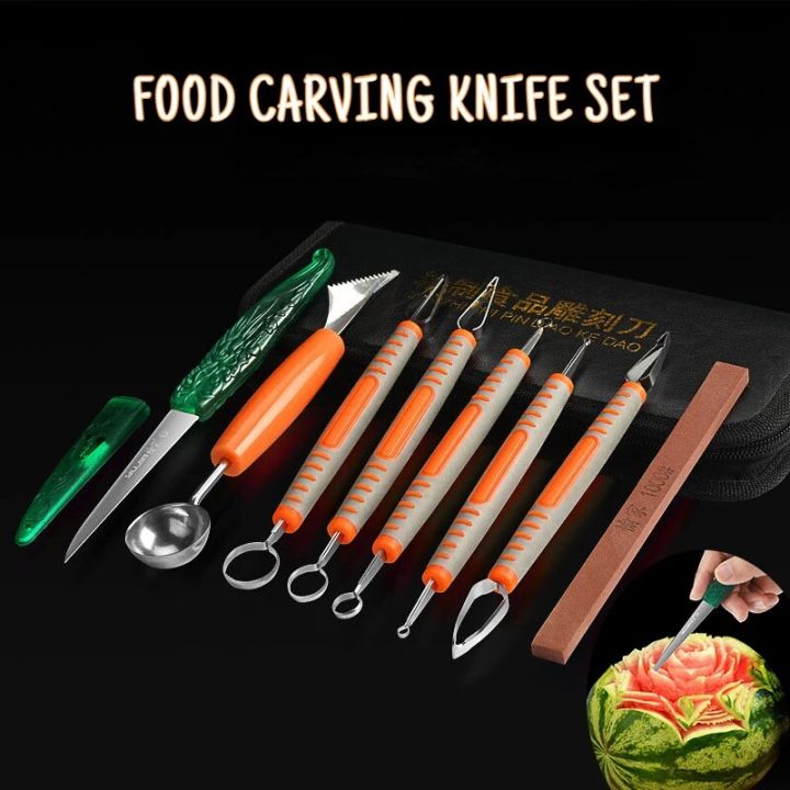 【hot】 Fruit And Vegetable Carving Tools Kitchen Food Creative Carving Knife Chef Carving Special Accessories