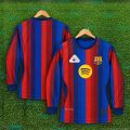 Barcelona Full Sleeve Jersey 2026/27 Thai Premium Football For Men - Long Sleeve Club t shirt - Barcelona Jersey 2026. 