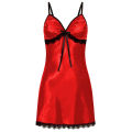 Women Floral Lace Trim Bowknot Dress Sleepwear Spaghetti Strap Nightwear Night Dress For Women.