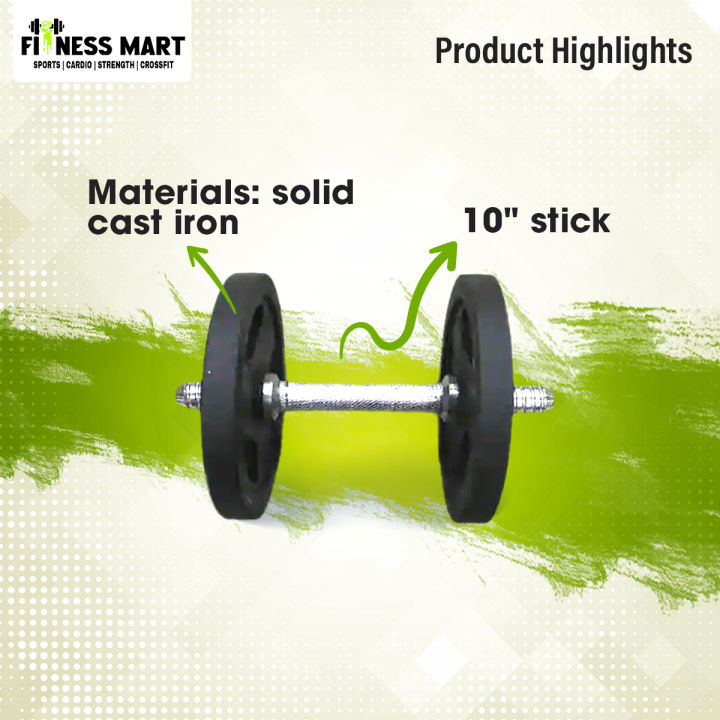 2.5%20kg%202%20pcs=5%20kg,%2010"%20stick%201%20pcs,%20Dumbbell%20set,%20Black%20&%20Silver%20-%20Image%202