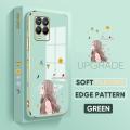 Jizetin (Free Lanyard) for Realme 8 4G / Realme 8 Pro Back Cover Butterfly Girl Luxury 6D Plating Case Side Pattern Soft Silicone Square Phone Cases.