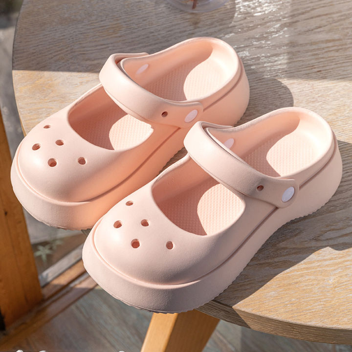 Summer%20Clogs%20slippers%20Women%20Slides%20Shoes%20Platform%20Holes%20Sandals%20Solid%20Color%20Soft%20Sole%20Slipper%202024%20Outdoor%20Casual%20Beach%20Sandals%20-%20Image%204