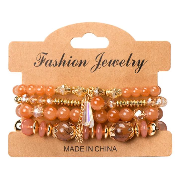 Fashion%20Hippie%20Jewelry%20Multilayered%20Colorful%204%20Sets%20Bohemian%20Stackable%20Crystal%20Beaded%20Bracelets%20Beads%20Stretch%20Bracelet%20For%20Women%20-%20Image%204