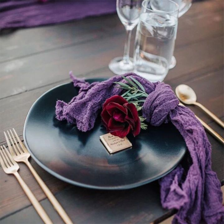 10pcs%20Cloth%20Napkin%20(17x17'')%20Serving%20Table%20Decor%20Dinner%20Towel%20for%20Kitchen%20Plates%20Mat%20Wedding%20Decoration%20Party%20Linen%20Fabric%20Gauze%20-%20Image%204