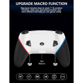 For Android PC 360 Steam TV Box Switch Wireless Bluetooth Multifunction Convenient Practical Gamepad, White Easy to Use. 
