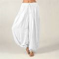 Men And Women Harem Pants Cotton Baggy Afghani Genie Pants Indian Aladdin Trouser BQ. 