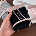 3PCS Exercise Sports Jogging Panty Women's Breathable Cotton Briefs gril panties.