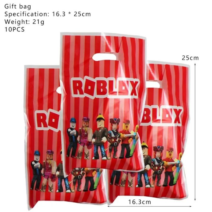 Kids%20Birthday%20Gift%20Bags%20Roblox%20Theme%20Party%20Supplies%20Paper%20Plate%20Cup%20Plates%20Napkin%20Baby%20Shower%20Disposable%20Tableware%20Set%20145PCS%20-%20Image%204