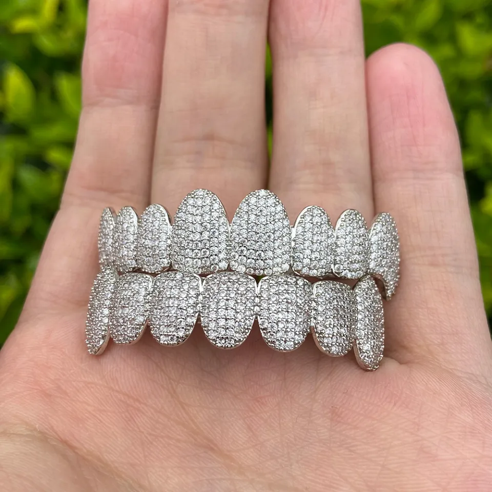 Diamond Grill Kamara Nose Ring Single Tooth Grillz Punk Hip Hop