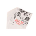 50Pcs Kraft Paper Sandwich Paper Wrap Bags Food Packing Paper Triangle Shape Oil-Proof Doughnut Packing Bag Baking Tools. 