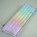 Idobao Semi-transparent Keycaps Frosted Korean Japanese Keycap Set Side Printed Keys for MX Switches for Mechanical Keyboard. 