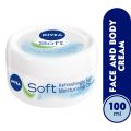 Nivea Soft Light Jar Moisturising Cream - 100ml (Indian). 