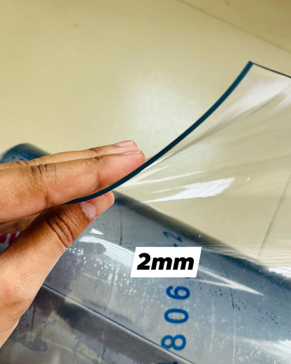 Pvc Celluloid Cellulet Transparent PVC Table Cover, Table Cloth ( 2 Feet x 4 Feet ...