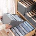 1 Piece 7 Grid Large Capacity Storage Box. Clothing Storage Organizer Box.. 