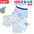 Hengyuanxiang Boys' Underwear Pure Cotton Boyshorts Summer Children's Boxers Thin Medium and Large Children's Underwear12Little Boy15. 