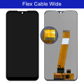 LCD For Samsung Galaxy A01 A015 A015F Black Wide Flex Display Touch Screen Digitizer Assembly Replacement Parts.