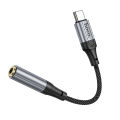 Hoco LS36 USB Type C to 3.5mm Female Headphone AUX Audio Converter DAC Chip For Google Pixel 4 3 2 XL Samsung Galaxy S20/Ultra, S20+,S10, Huawei P40, Pro, P30, Oneplus 8,8 Pro,8T,7,7 Pro,7T, Pro.