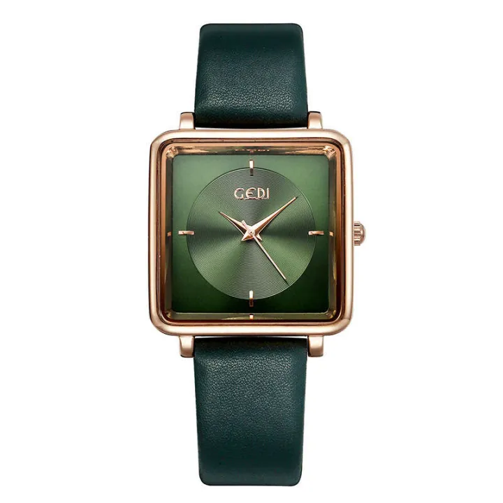 GEDI%20New%20Hot%20Selling%20Square%20Korean%20Style%20Trendy%20Student%20Fashion%20Waterproof%20Belt%20Casual%20Women's%20Watch%20-%20Image%205