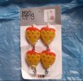 Adhesive Glue Stick Wall Hooks  (4 Pcs). 