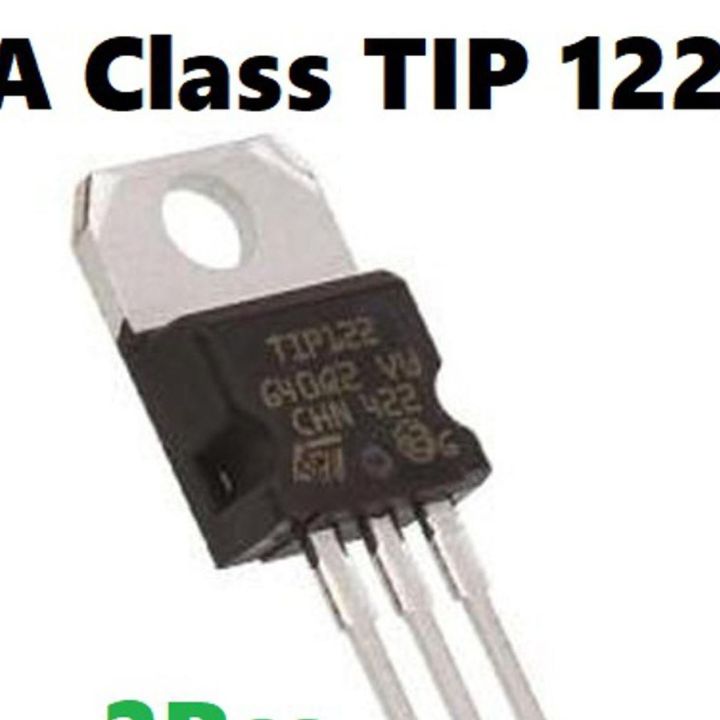A CLASS TIP122 Transistor TIP122 Transistor NPN TIP-122 Transistor 100V 5A 65W Transistor TO-220 3 pin Leads Transistor