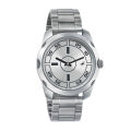 Fastrack 3123SM02 Silver Silver Dial Analog Watch for Men. 