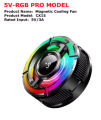 MEMO CX15 Mobile Phone 5V/3A AI Freeze PUBG Game Cooler Semiconductor Magnetic/Back-clip Cooling Fan Radiator for IPhone Android.