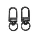 St.kunkka 10pcs 13 x 33mm  Zinc Alloy Buckle Key Ring Candy Color Key Ring Material Lobster Buckle For Diy Key Jewelry Accessories Making. 