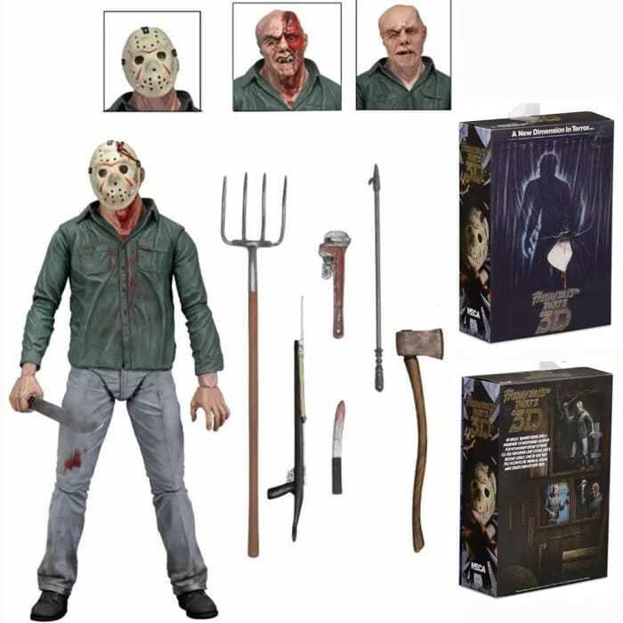 NECA%207"%20Action%20Figure%20Friday%20the%2013th%20Part%20III%203D%20Jason%20Voorhees%20Ultimate%20Toy%20-%20Image%203