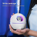 MAYTTO 220ml Air Humidifier Space Astronaut Humidifier 220ml USB Ultrasonic Aroma Diffuser Mist Spray Colorful LED Light Lamp Big Spray for Bedroom Home.