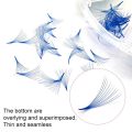 10D Premade Volume Colored Eyelash Extension Mixed Tray Fans D Curl Lash Fans Pointed Handmade Promade Loose Fan Thin Base.