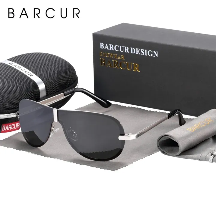 BARCUR%20Glass%20Stainless%20Steel%20Polarized%20Sunglasses%20Men%20Driving%20Male%20Sunglasses%20oculos%20Male%20Eyewear%20Accessories%20For%20Men%20-%20Image%207