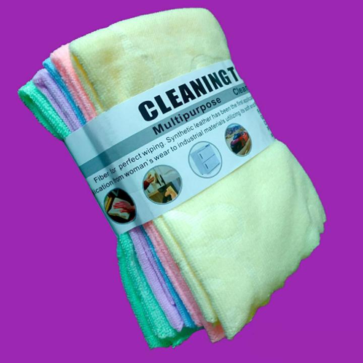 Soft Absorbent and Thick Cotton Towels Soft and Absorbent Hand Towels - 5Pcs (11x11 Inches)