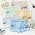 【4-Pack】Children's Underwear Pure Cotton Boxer Underwear Boys' Boxer Brief Boys' Underwear Medium and Large Children's ShortsACotton-like. 
