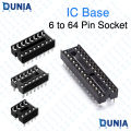 IC Base DIP Integrated Circuit Socket 6 8 14 16 18 20 24 28 32 40 Pin Connector.