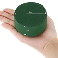 TWEXQNY 30Pcs Wedding Aisle DIY Craft Floral Arrangement Water-Absorbing Home Garden Green Flower Foam Fresh-Keeping Round Brick.