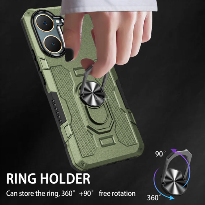 Quiberk%20for%20Vivo%20Y03%20Y03t%204G%20Hard%20Case%20Shockproof%20Armor%20Magnetic%20Ring%20Stand%20Back%20Cover%20-%20Image%206