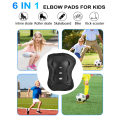 Knee Pad Elbow Pads Guards Protective Gear Set for Roller Bike Sports. 