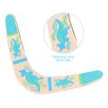 New Wooden Returning Boomerang V shaped Boomerang Outdoor Games Sports Toy. 